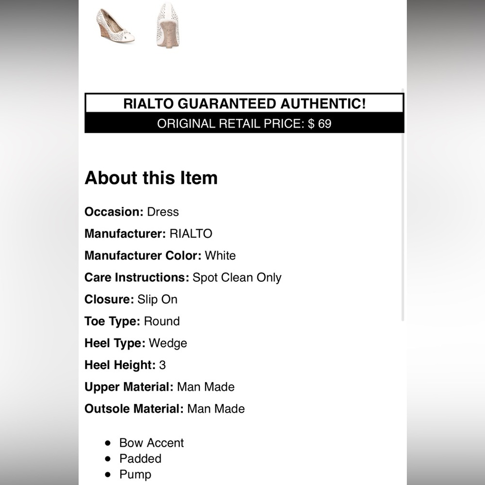 Rialto Dress Wedges 🤍 - Picture 13 of 13